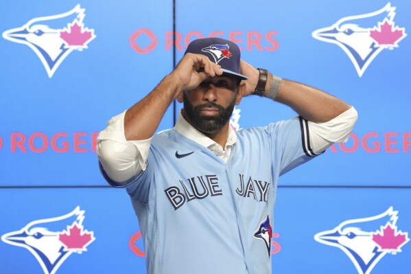 Bautista blue shop jays jersey